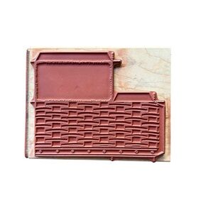 Rubber Stamp Best BASKET Ever 3 Stamps cut put 3D picnic basket Vtg Limited 2000